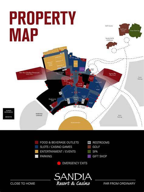 Sandia casino anfiteatro mapa